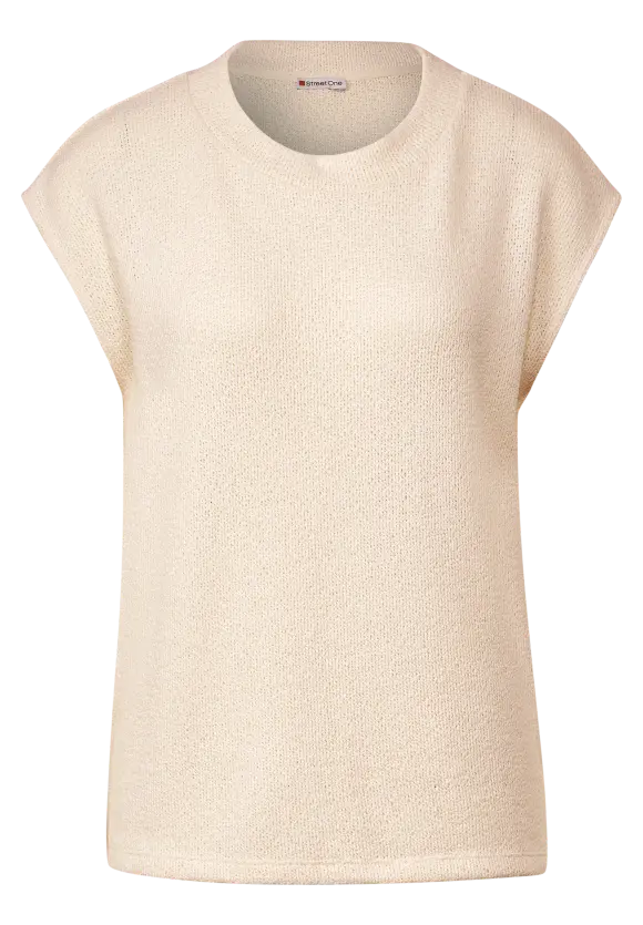 T-Shirt ärmellos - lucid white