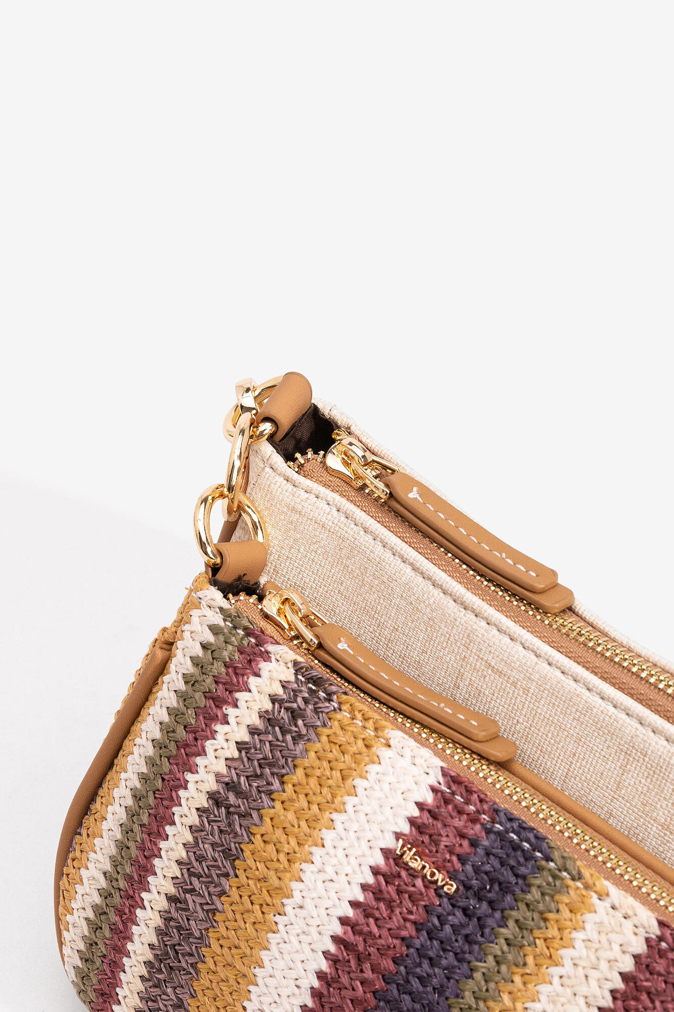 Bolsa transversal 2 em 1 - amarela