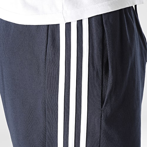 Short Jogging A Bandes IC9379 Bleu Marine