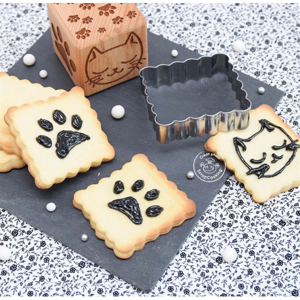 Kit décoration de biscuits Chat Scrapcooking