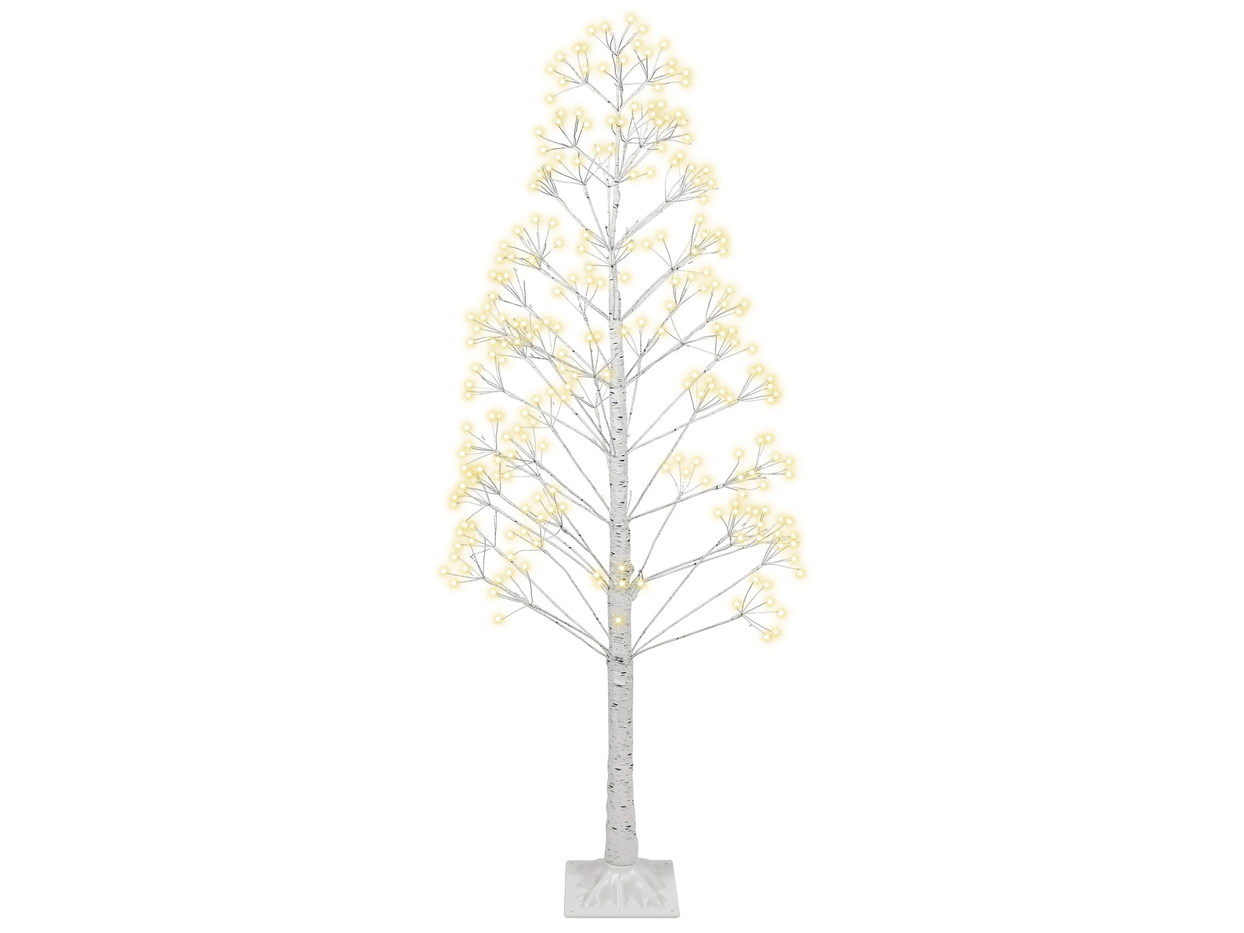 Buitendecoratie LED ALBIONI Boom 180 cm Wit