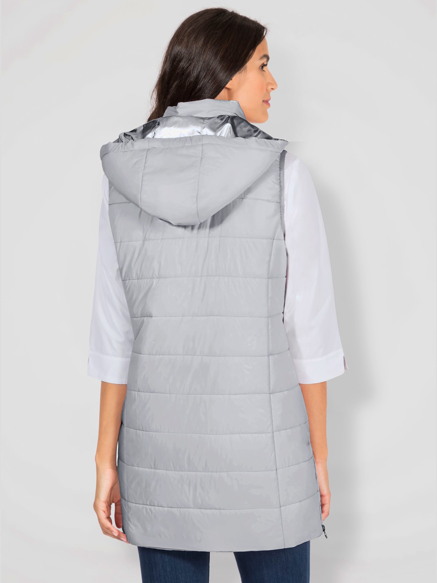 Gilet long jolie coupe longue moderne