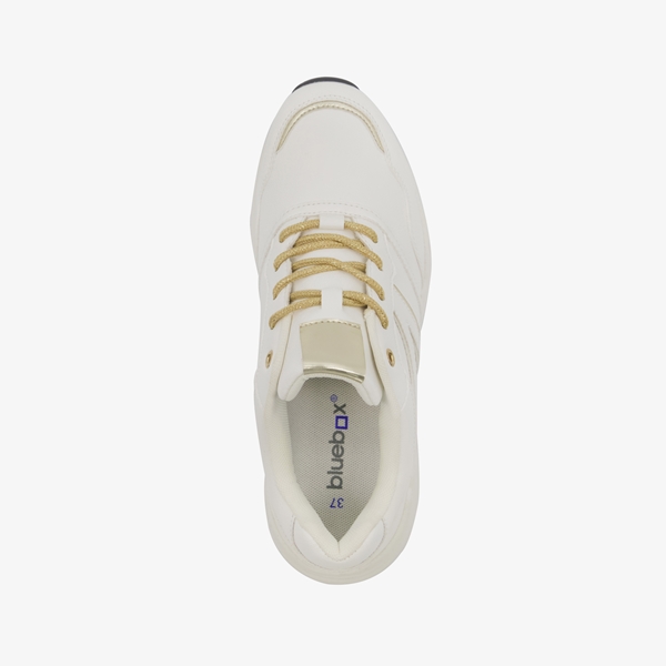 Blue Box dames dad sneakers met gouden details