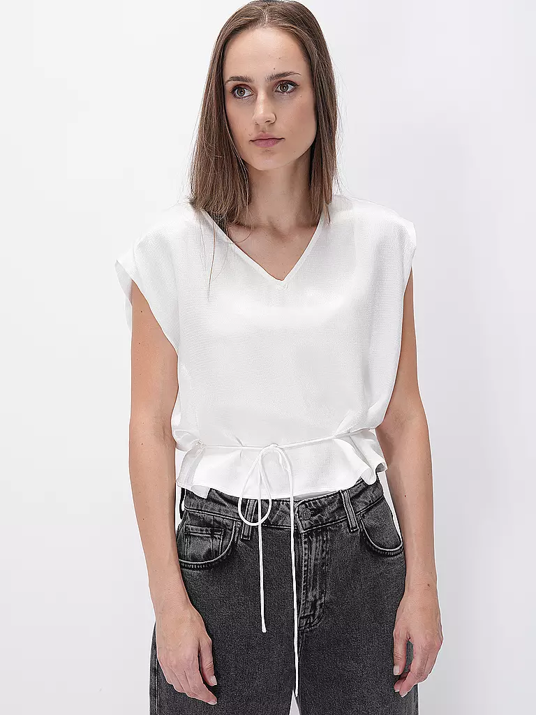 DESIGNERS REMIX Blusenshirt LUCILLE creme