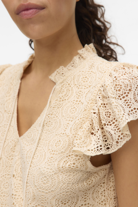 Vero Moda beige dames t-shirt
