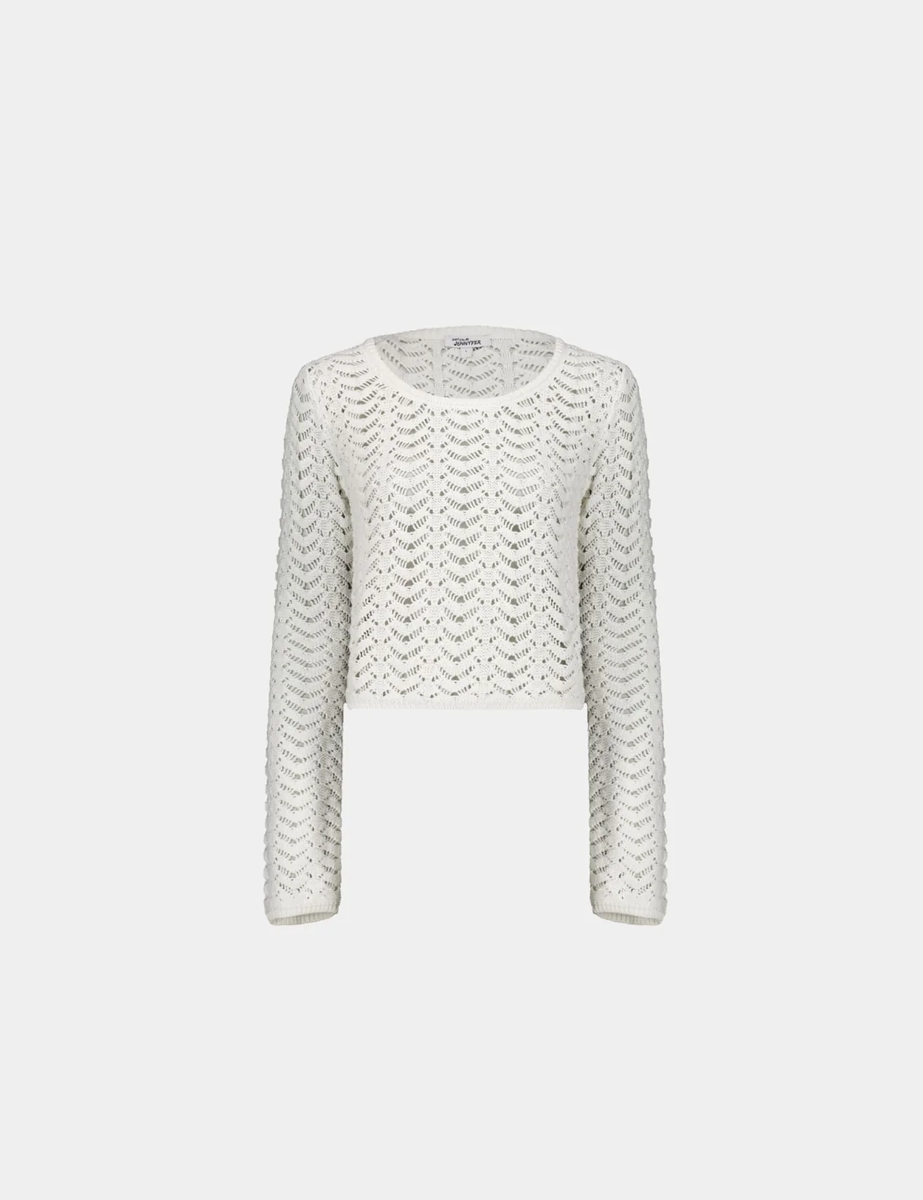 Pull ajouré écru