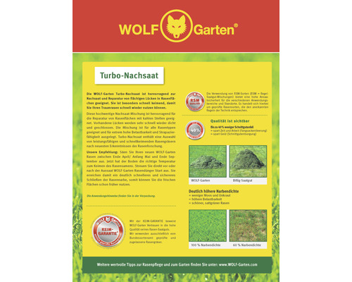 WOLF-Garten Turbo Doorzaaizaad LR 1 kg 50 m²