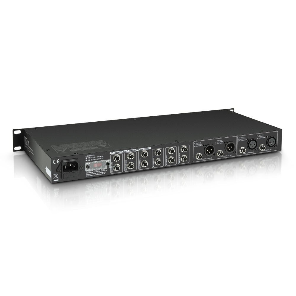 LD Systems HPA 6 19 inch hoofdtelefoonversterker