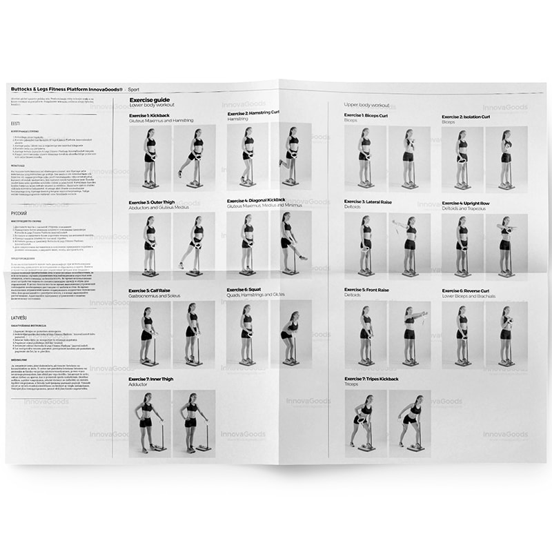 Plateforme de fitness - Fessiers & jambes
