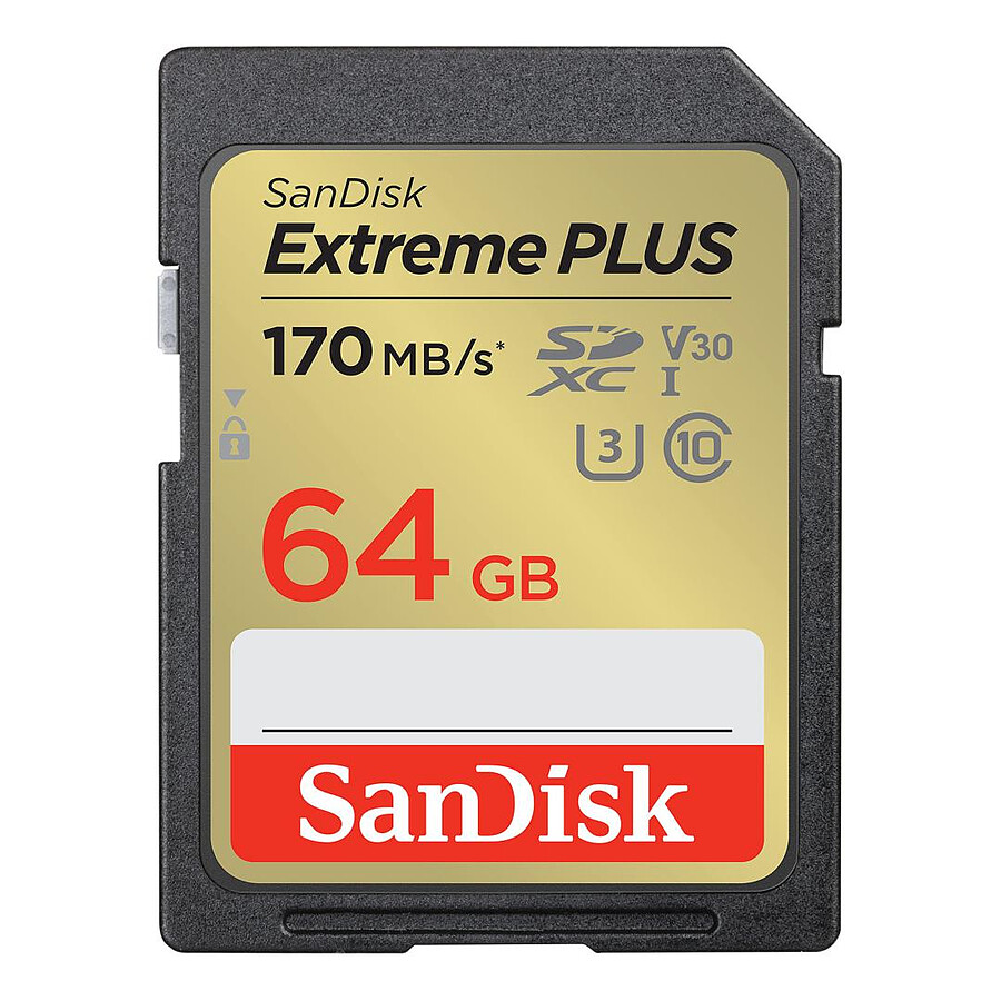 SanDisk Extreme PLUS SDXC UHS-I  64 Go