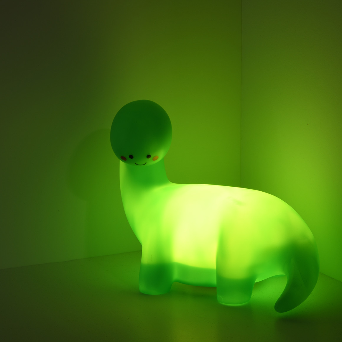 Topomini LED-Leuchte Dino batteriebetrieben grün