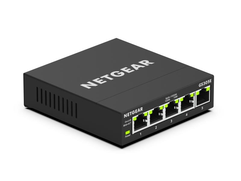 Netgear Switch GS305E-100PES 5 Port Smart-Managed
