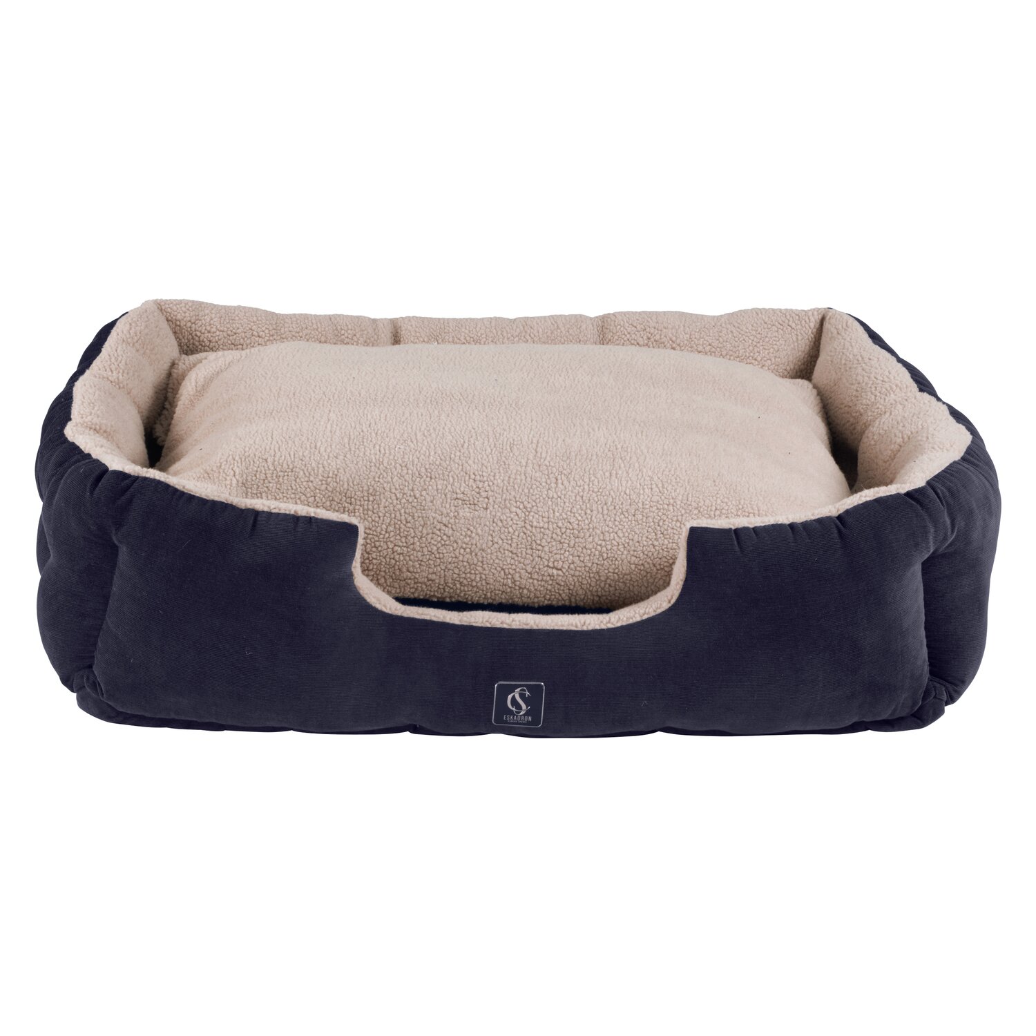 ESKADRON Classic Sports Hundebett Cord  - navy