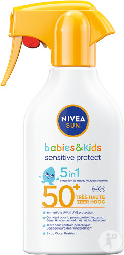 Nivea Sun Kids Sensitive Protect & Care IP50+ Trigger Spray Flacon-Pompe 270ml