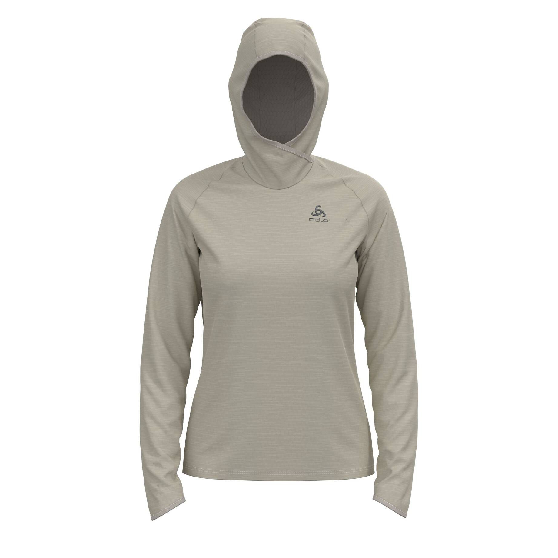 Odlo| Damen Langarmshirt ESSENTIAL THERMAL MID LAYER HOODY