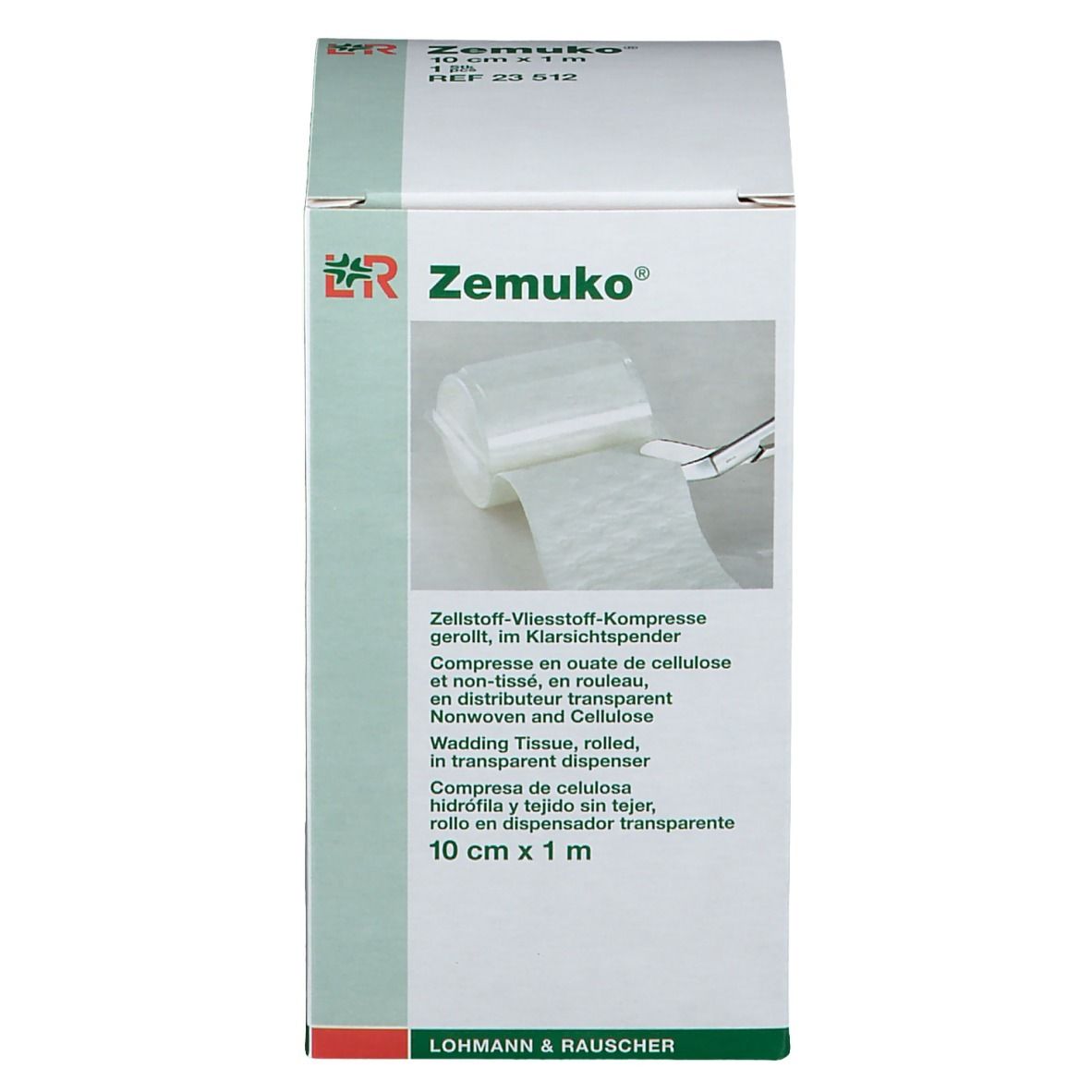 Zemuko Kompr. gerollt 1 m x 10 cm 23512