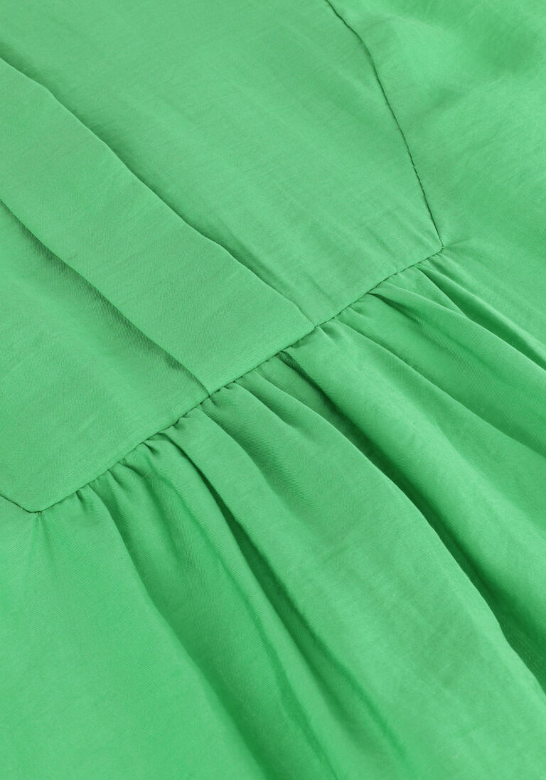 groene co'couture midi jurk callum volume dress