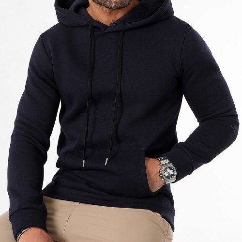 Sweat Capuche 0445 Bleu Marine