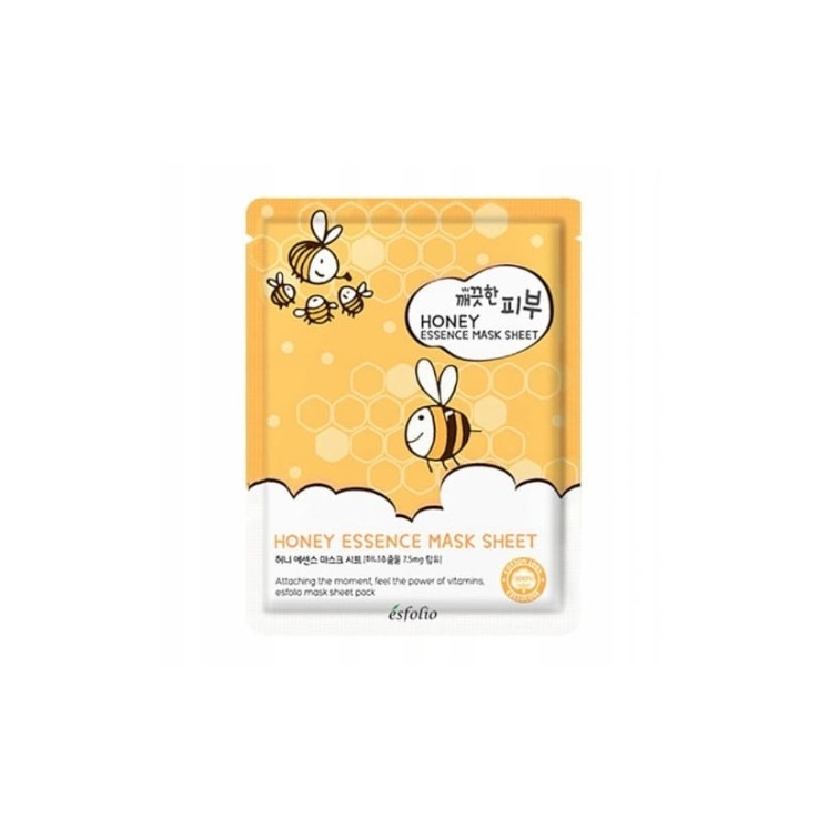 Esfolio Honey Essence Tuchmaske, glättende Gesichtsmaske, 25 ml