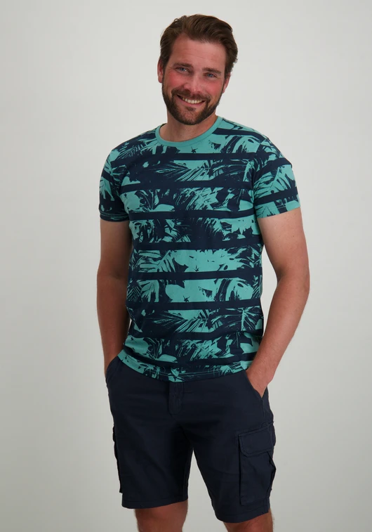 Petrol T-shirt M-1050-TSR113