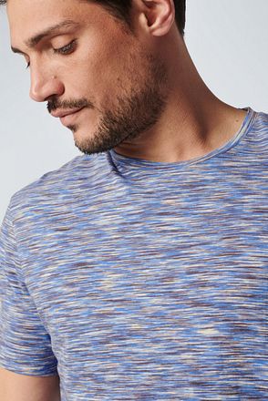No Excess T-Shirt Melange Blauw 20340408-137 kopen
