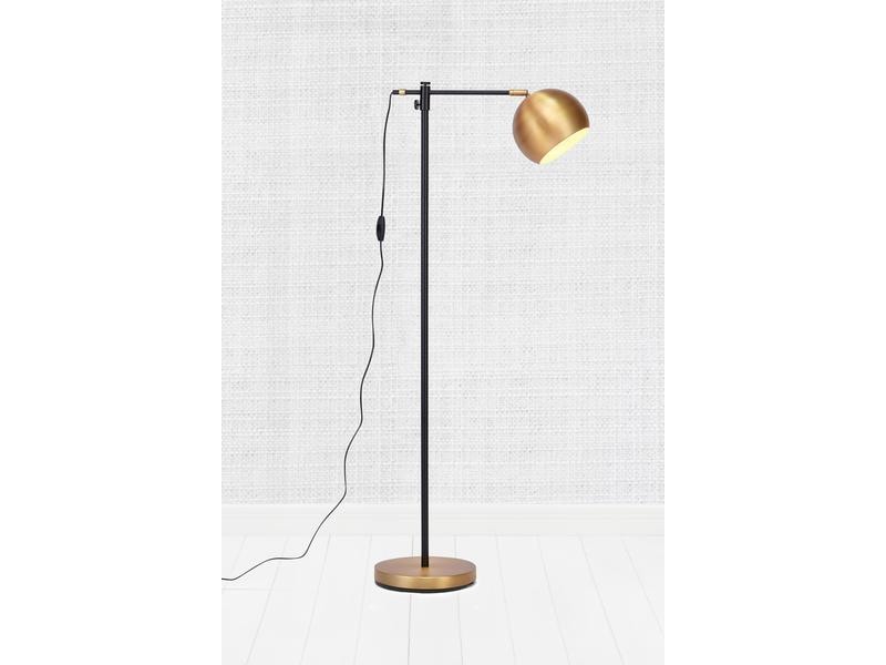 Markslöjd Stehleuchte Chester, E27, max. 40W, Schwarz/Bronz Ständerlampe
