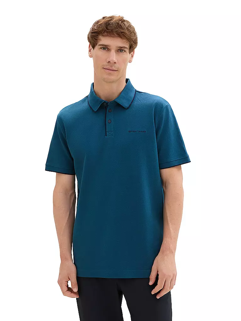 TOM TAILOR Poloshirt Regular Fit petrol