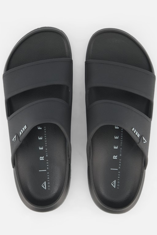 Reef Oasis Double Up Slippers zwart Textiel