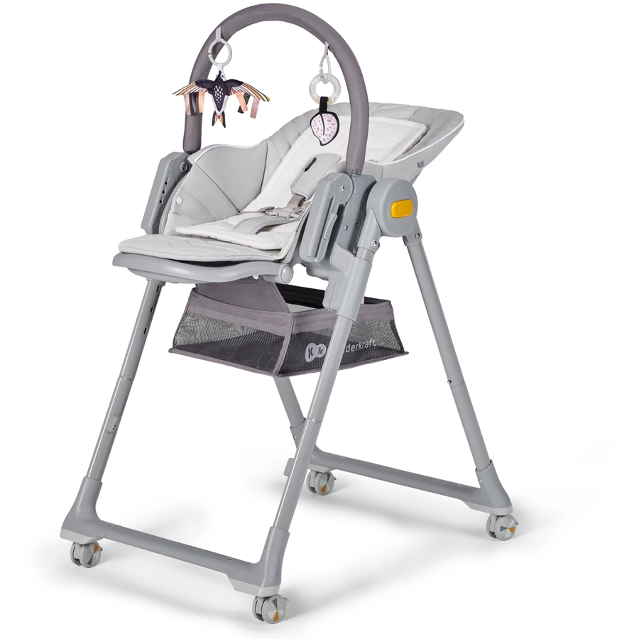 Kinderkraft Hochstuhl LASTREE grey