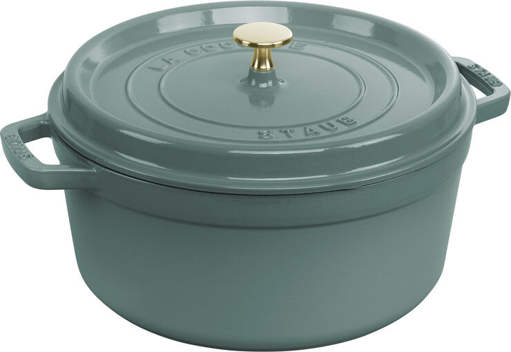 Staub Cocotte 26 cm Eukalyptus Støbejern Eukalyptus
