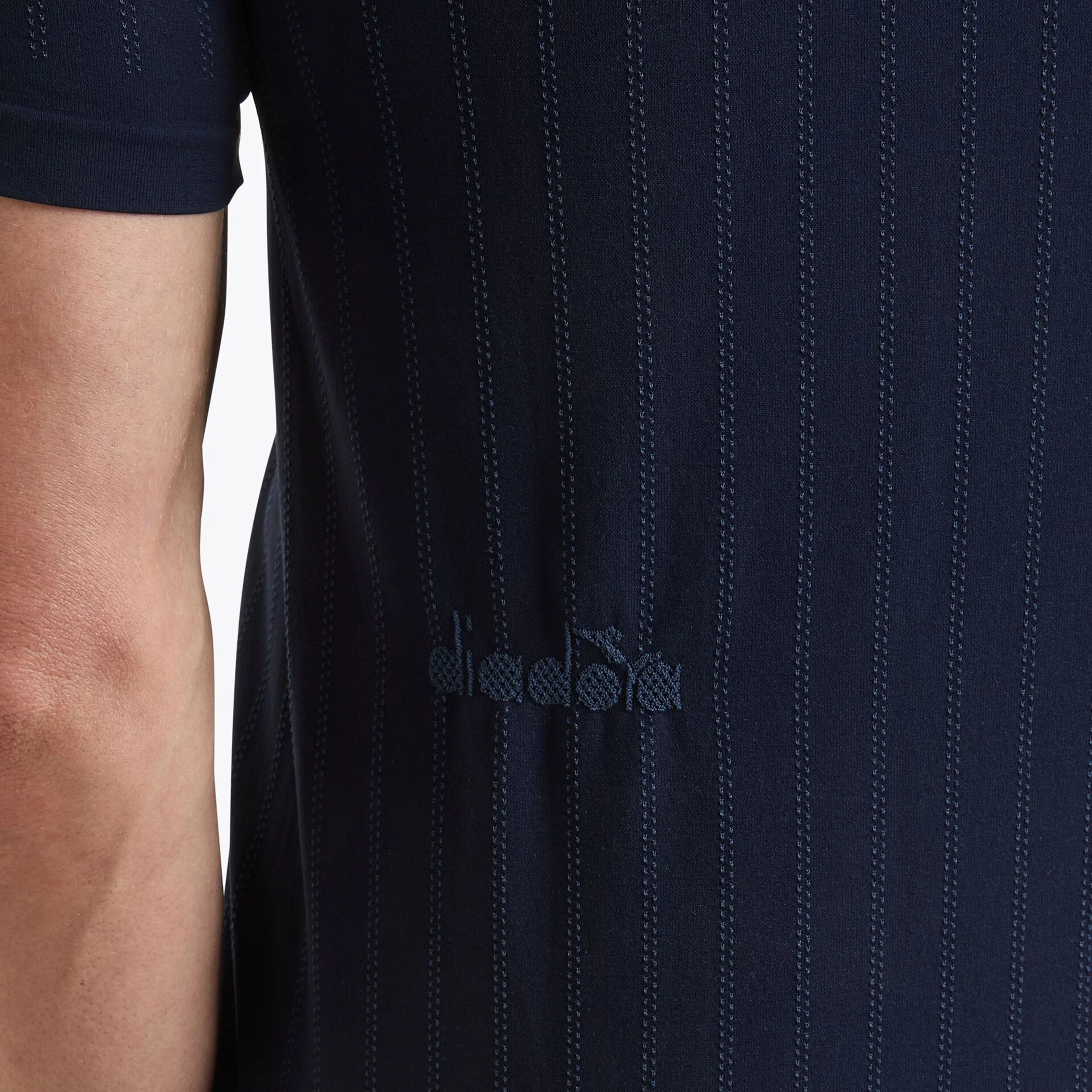 Diadora Icon Stratouno T-shirt Hommes - Bleu Foncé