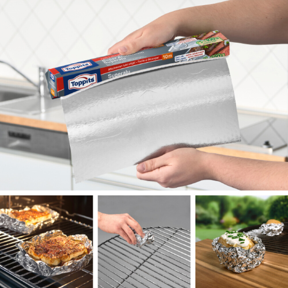 Toppits Super Aluminiumfolie 10 meter