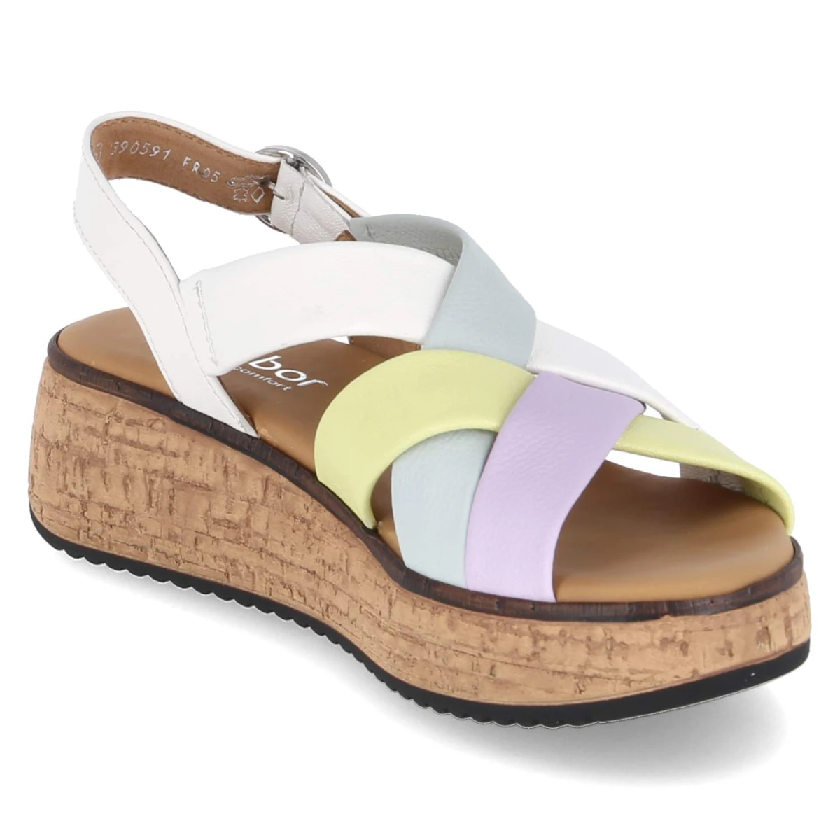 GaborSandalen - lime/lat/lila/mint