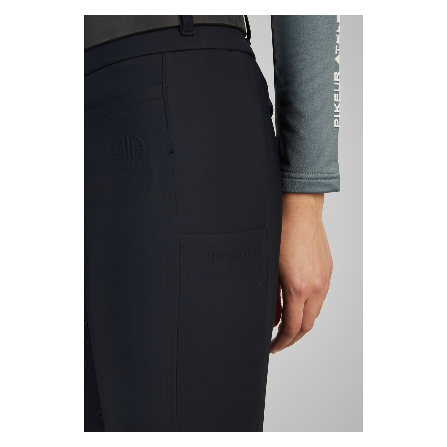 PIKEUR Athleisure Reithose Seamless-Tight Linnett - black