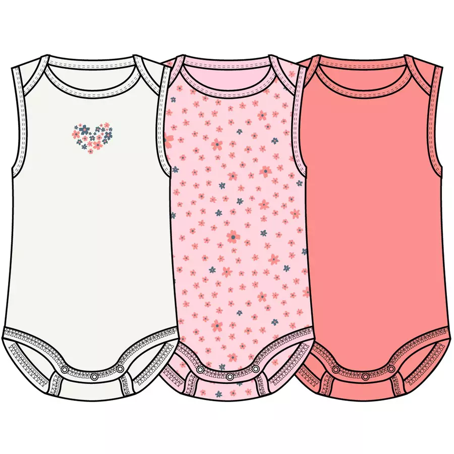 name it Body 3er Pack Rosette