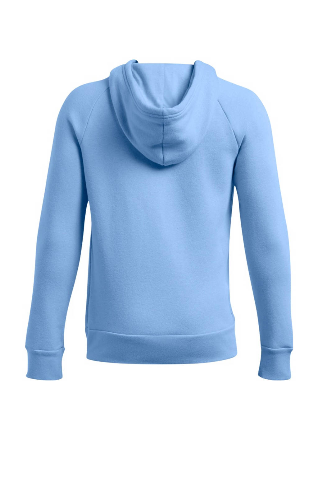 Under Armour fleece sporthoodie Rival Fleece lichtblauw/wit