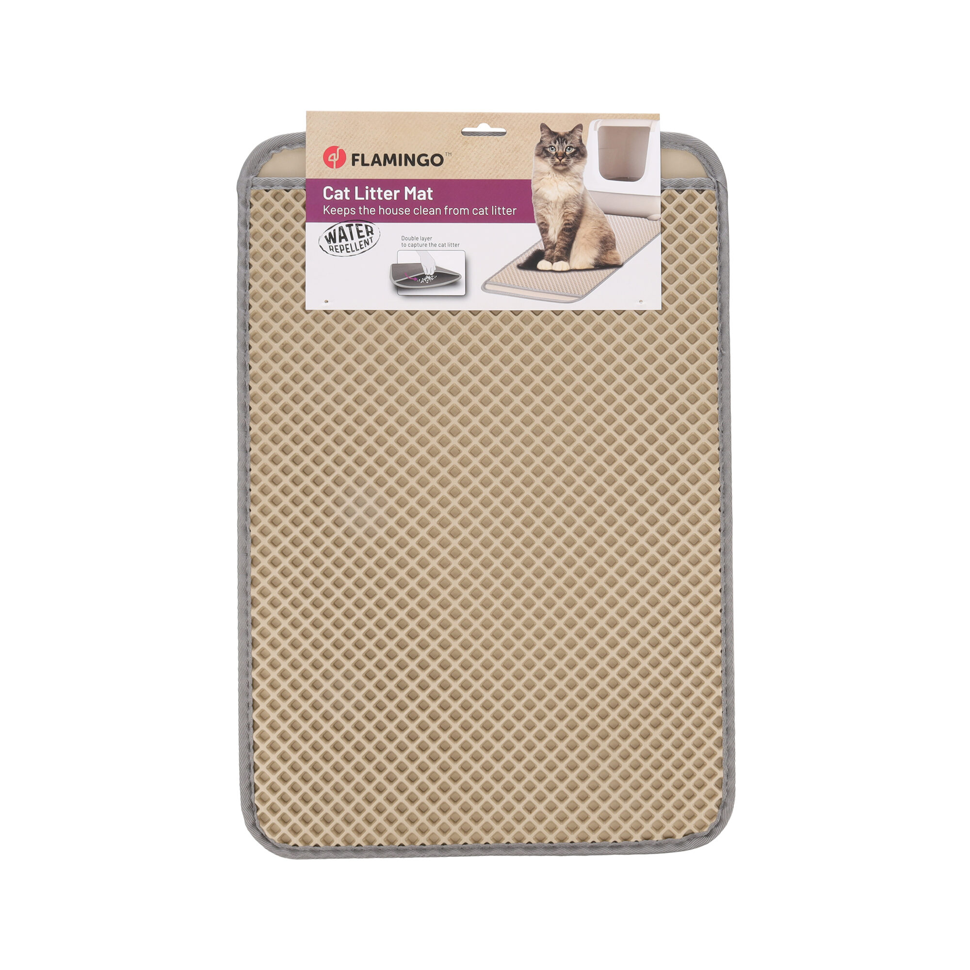 Flamingo Kattenbakmat Matz