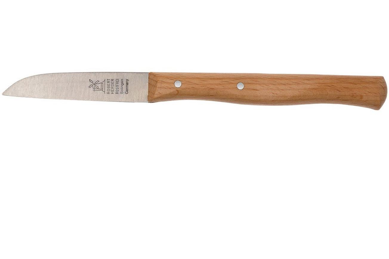 Robert Herder schilmes straight classic, roodbeuken RVS, 6,5 cm