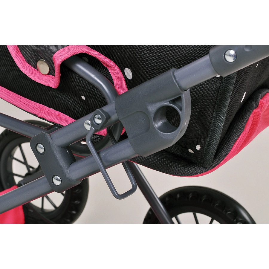 knorr toys® Puppenwagen Ruby NICI Theodor Carbon schwarz