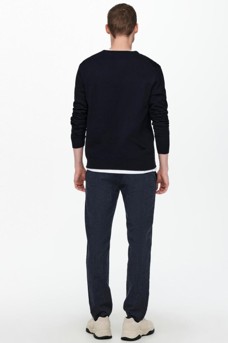 Only & Sons blauwe heren trui