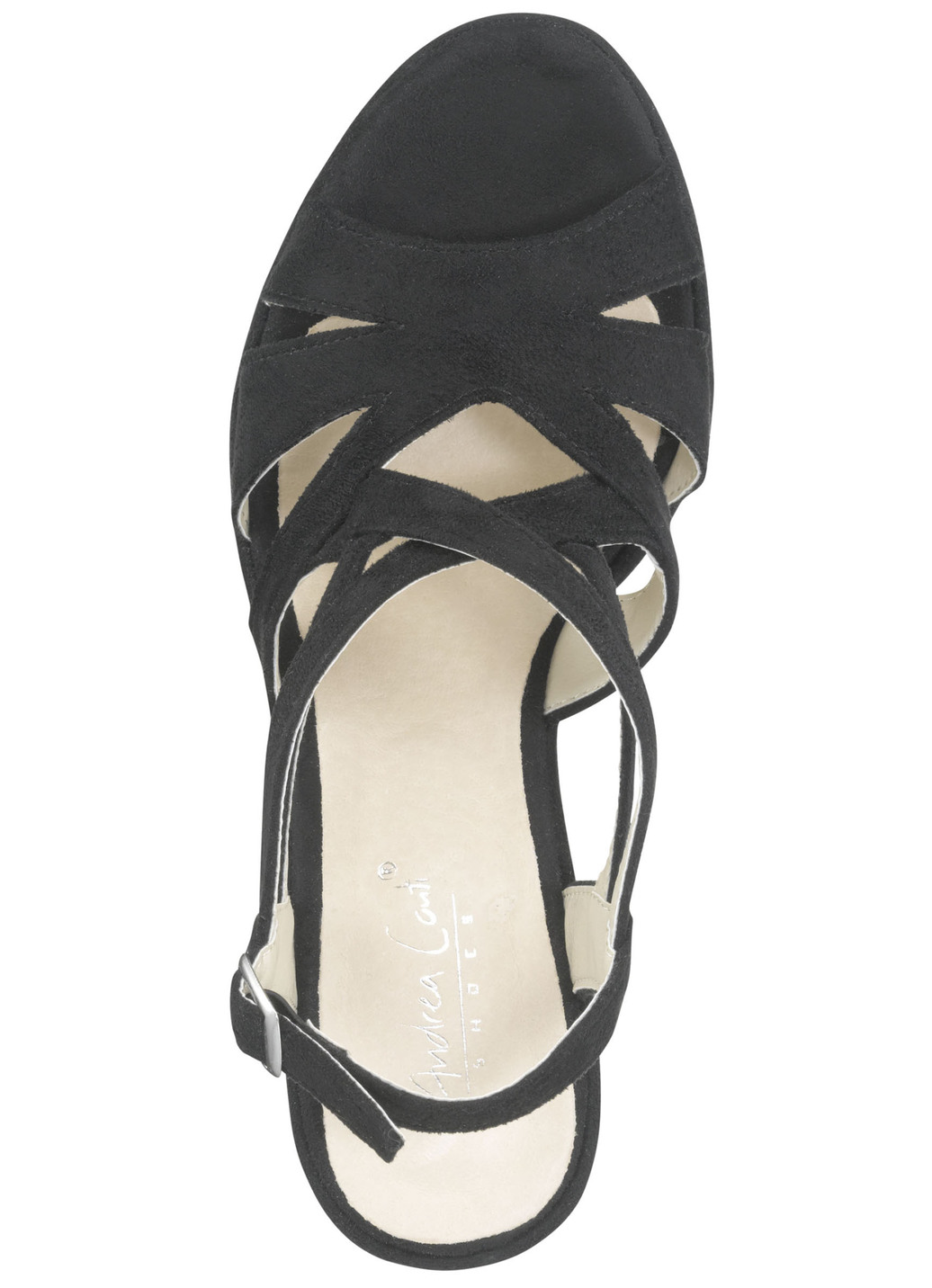 Andrea Conti Sandalette mit Keilabsatz