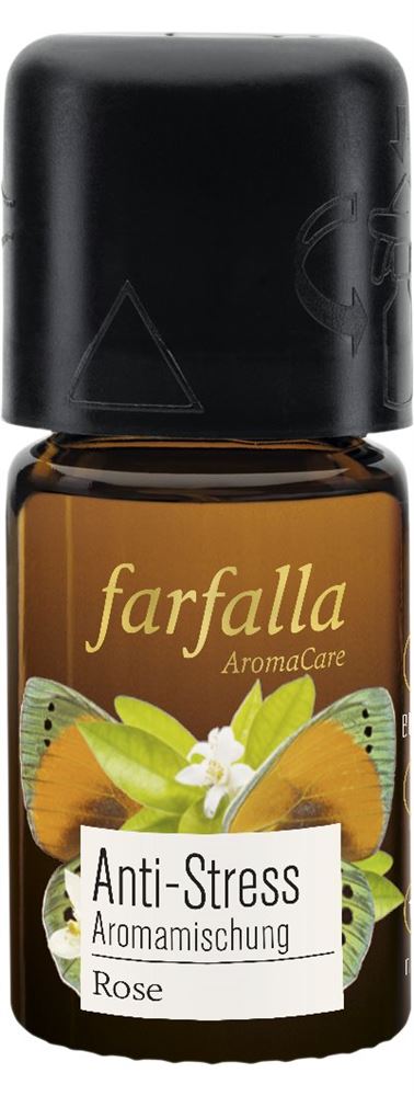 Farfalla Aromamischung<br>5 ml, Flasche, sanft entspannt Rose Anti-Stress