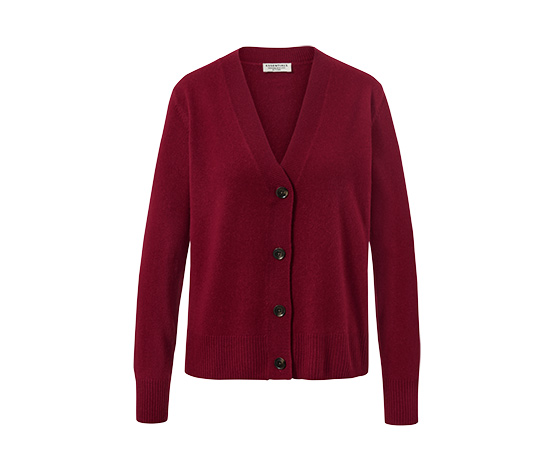 Strickjacke mit Cashmere