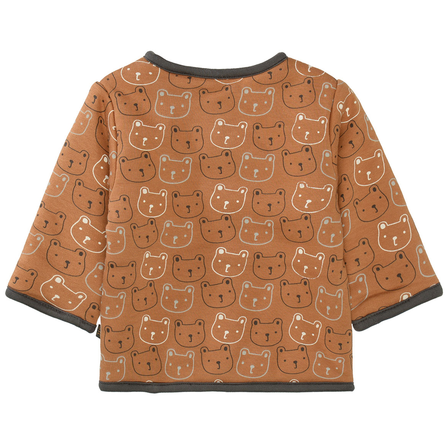 STACCATO Wendejacke wattiert camel gemustert