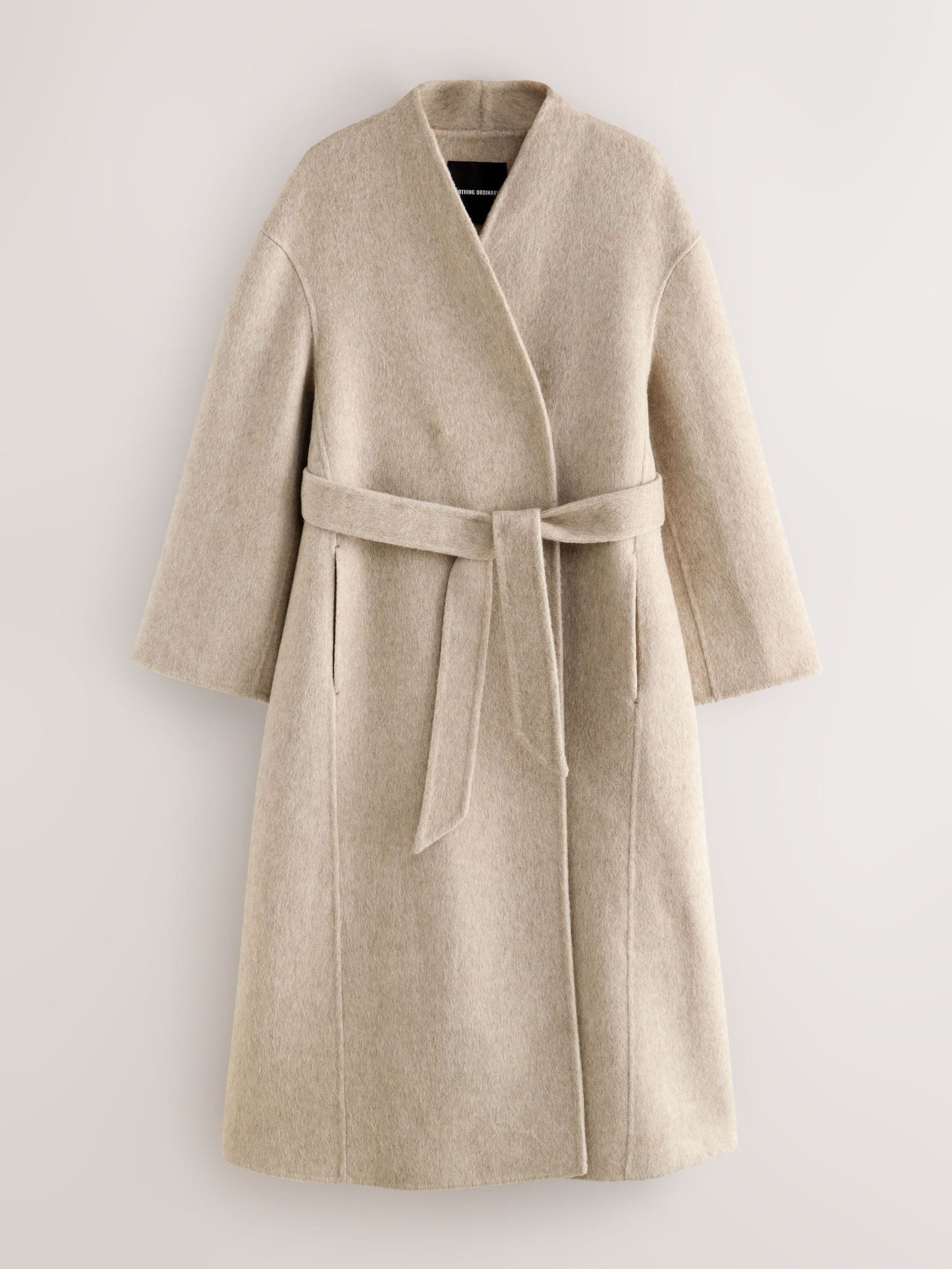 Nothing Ordinary Wool Rich Scarf Maxi Coat