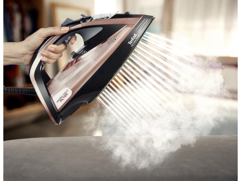 Tefal Dampfbügeleisen Ultimate Pure Bügeleisen mit Anti-Kalk-Schutz
