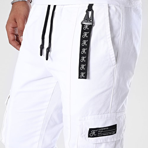 Pantalon Cargo Regular 1165 Blanc