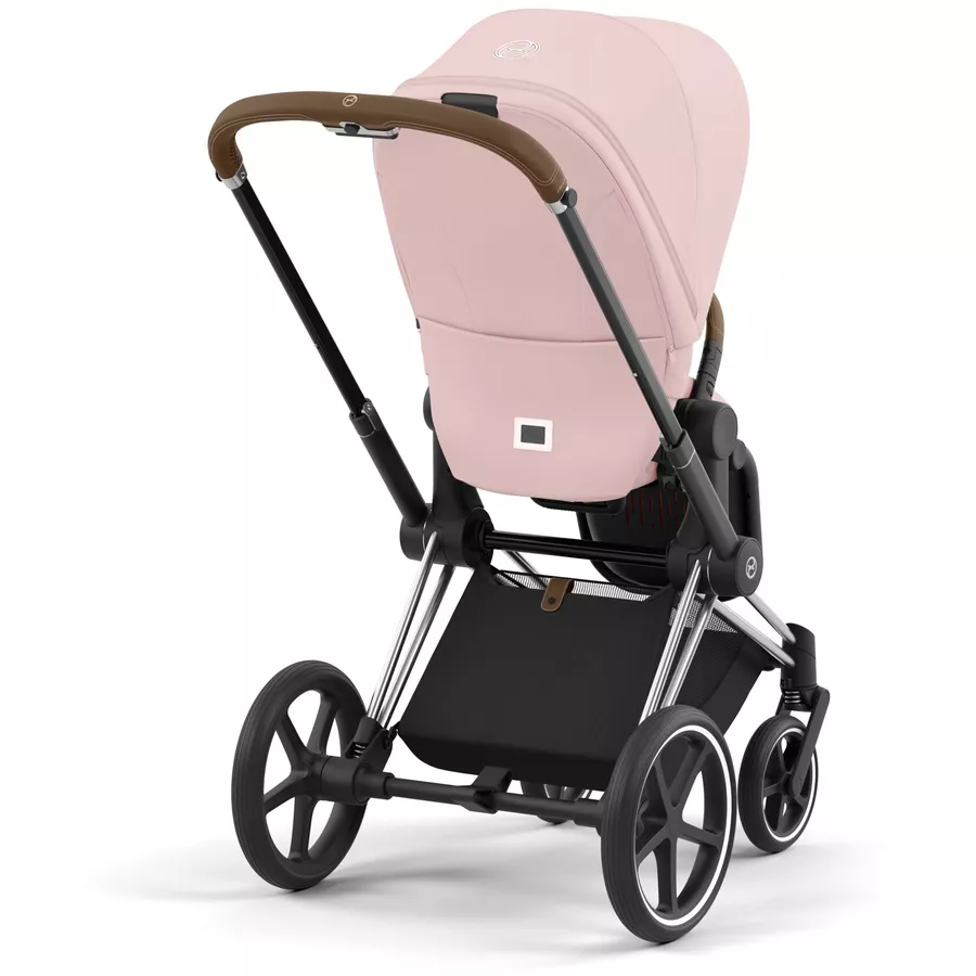 cybex PLATINUM Kombikinderwagen New Priam Chrome Brown Peach Pink