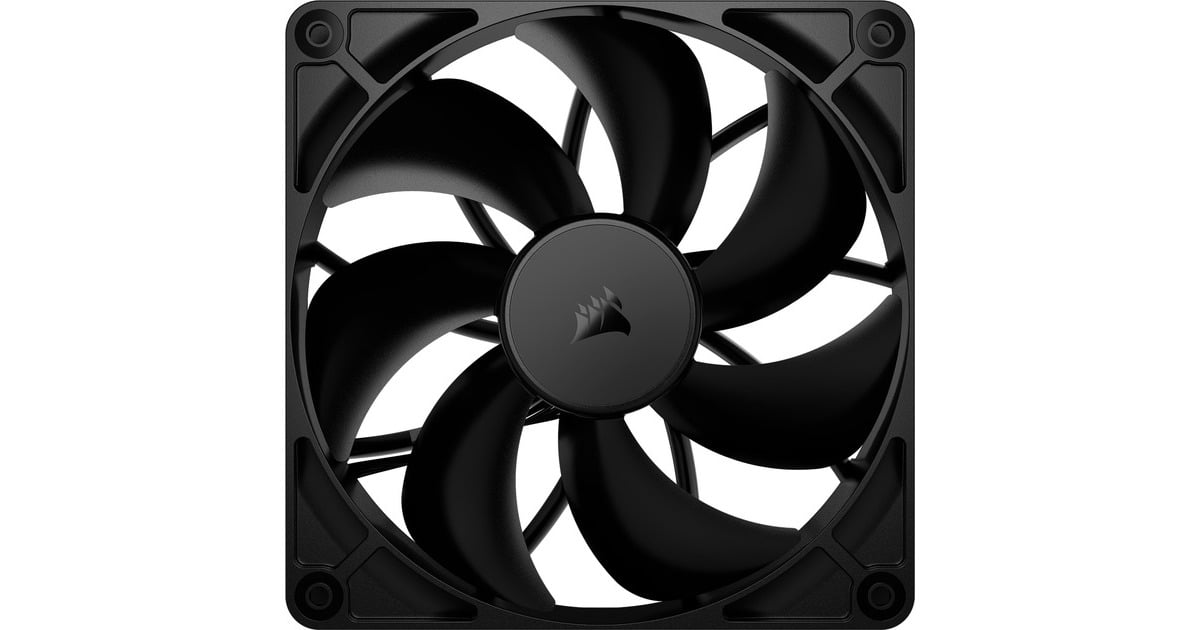 CorsairRS140 PWM case fans  (Zwart, 2 stuks, 140 x 140 x 25 mm)