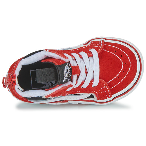 Vans - TD SK8-HI ZIP BOLT - Noir / Rouge